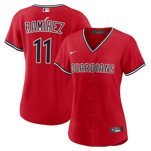 Jos¨¦ Ram¨ªrez Cleveland Guardians Nike Women's Alternate 2 Replica Jersey - Red