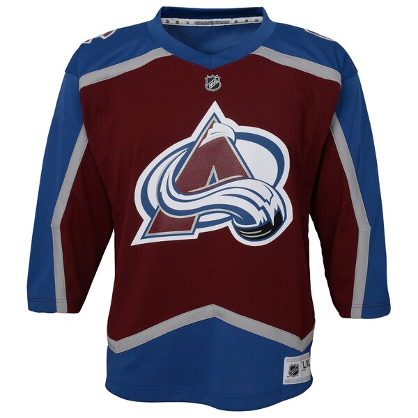 Colorado Avalanche Youth Home Blank Replica Jersey - Burgundy - Image 2