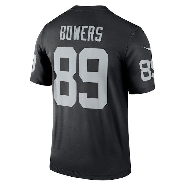 Brock Bowers Las Vegas Raiders Nike Team Legend Jersey - Black - Image 4