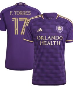 Facundo Torres Orlando City SC adidas 2024 The Wall Kit Authentic Player Jersey - Purple