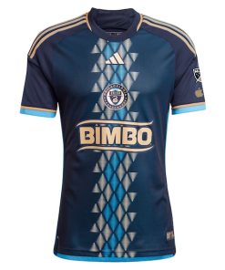 Alternative view of Philadelphia Union adidas 2024 The XV Kit Authentic Custom Jersey?¨C Navy
