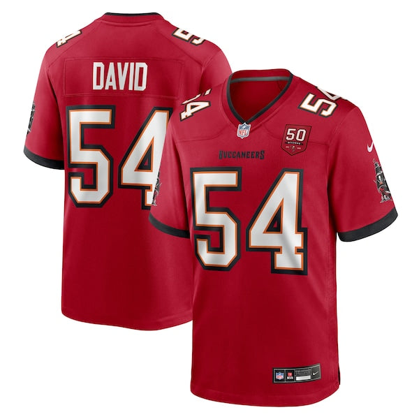 Lavonte David Tampa Bay Buccaneers Nike 50th Season Team Game Jersey - Red/Creamsicle - Image 2