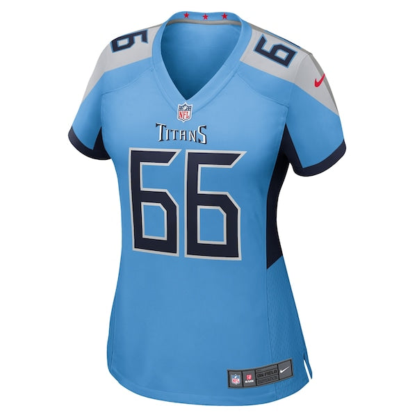 Brenden Jaimes Tennessee Titans Nike Women's Team Game Jersey - Light Blue - Image 2