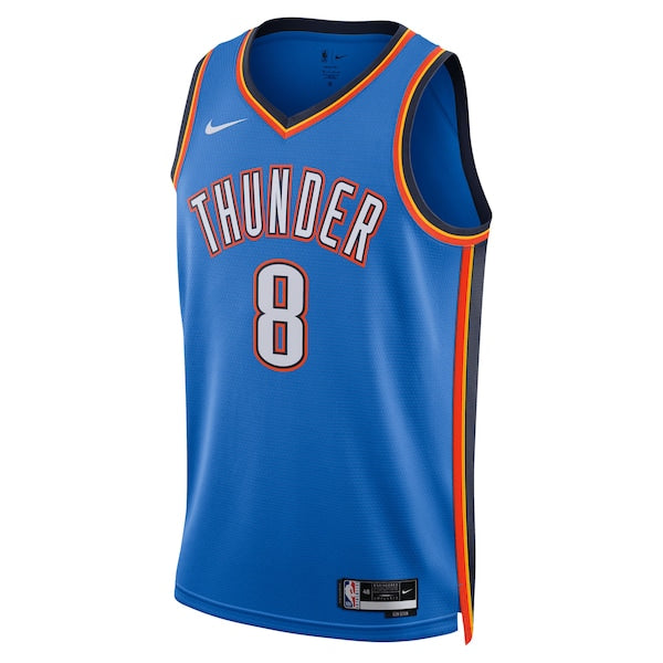 Jalen Williams Oklahoma City Thunder Nike Unisex 2025 NBA Finals Swingman Jersey - Icon Edition - Blue - Image 2