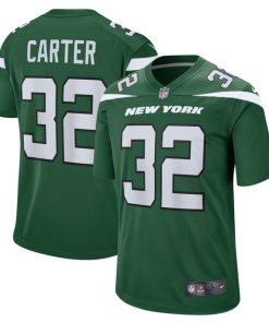 Michael Carter New York Jets Nike Game Jersey - Gotham Green