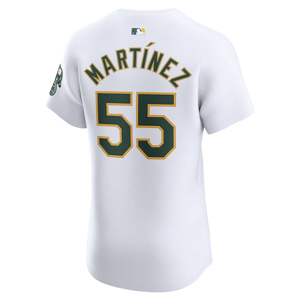 Adrian Martinez Oakland Athletics Nike Home Elite Player Jersey - White - Image 2