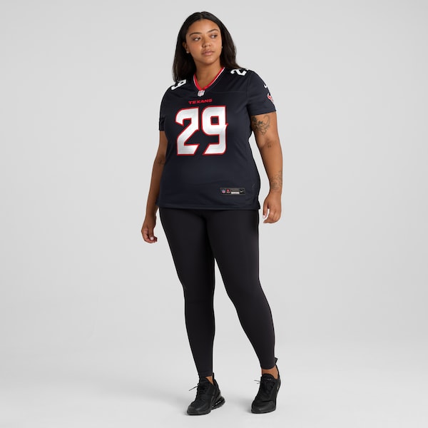 M.J. Stewart Houston Texans Nike Women's Team Game Jersey - Navy - Image 4