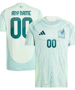 Mexico National Team adidas 2024 Away Replica Custom Jersey - Green