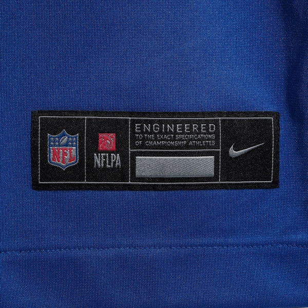 Abdul Carter New York Giants Nike 2025 NFL Draft First Round Pick Game Jersey - Royal/Red/White - Image 7