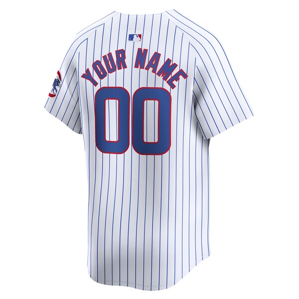 Chicago Cubs Nike Home Limited Custom Jersey - White - Image 3