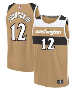Tre Johnson III Washington Wizards  Youth 2025/26 City Edition Fastbreak Jersey - Gold