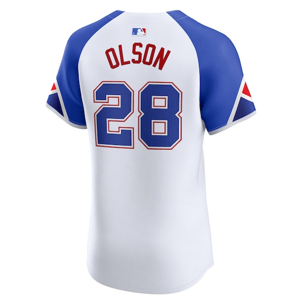 Matt Olson Atlanta Braves Nike City Connect Elite Jersey - White - Image 3