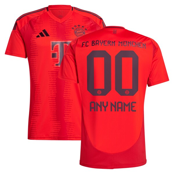 Bayern Munich adidas 2024/25 Home Replica Custom Jersey - Red - Image 2