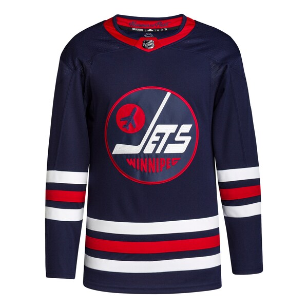 Winnipeg Jets adidas Men's 2021/22 Alternate Primegreen Authentic Jersey - Navy - Image 2