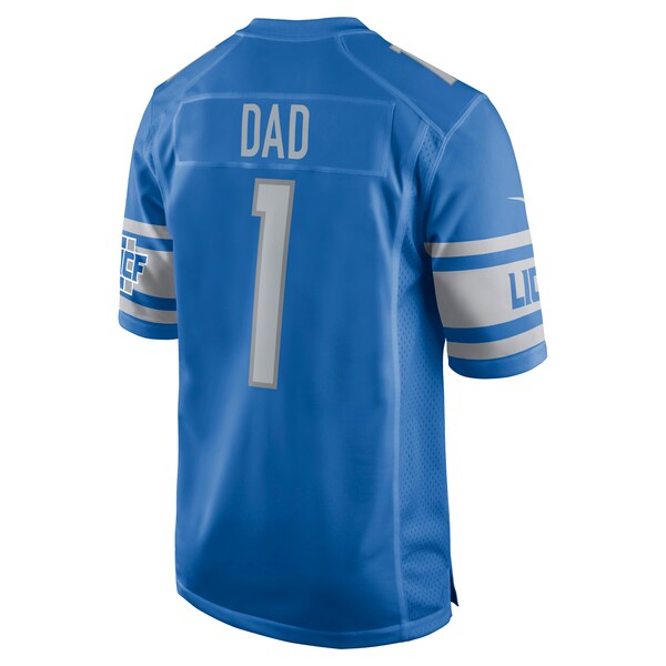 Number 1 Dad Detroit Lions Nike Game Jersey - Blue - Image 3