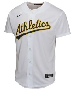 Alternative view of Brent Rooker Athletics Nike Home Player Game Jersey - White