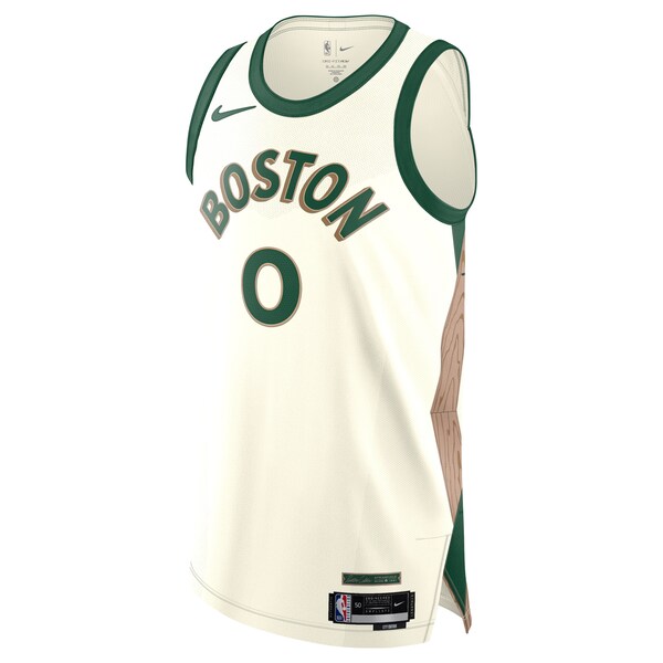 Nike Jayson Tatum Boston Celtics Authentic Jersey - City Edition - White - Image 2