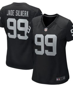 Nesta Jade Silvera Las Vegas Raiders Nike Women's Team Game Jersey -  Black