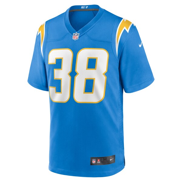 Emany Johnson Los Angeles Chargers Nike Team Game Jersey - Powder Blue - Image 3