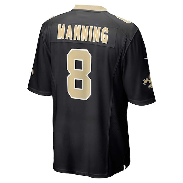 Archie Manning New Orleans Saints Nike Retired Player Game Jersey - Black - Image 3