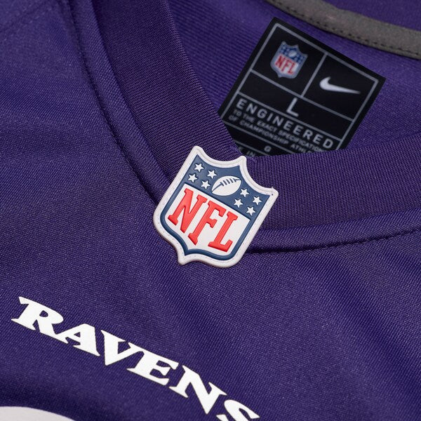 Owen Wright Baltimore Ravens Nike Team Game Jersey - Purple - Image 4