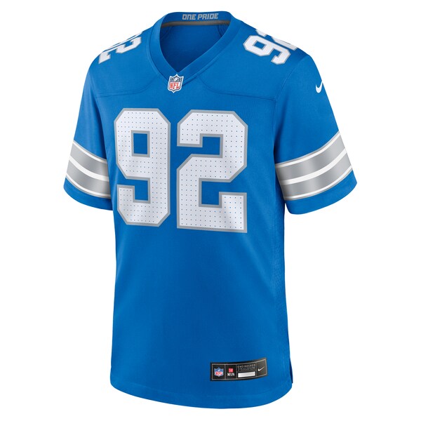 Marcus Davenport Detroit Lions Nike Team Game Jersey - Blue - Image 2