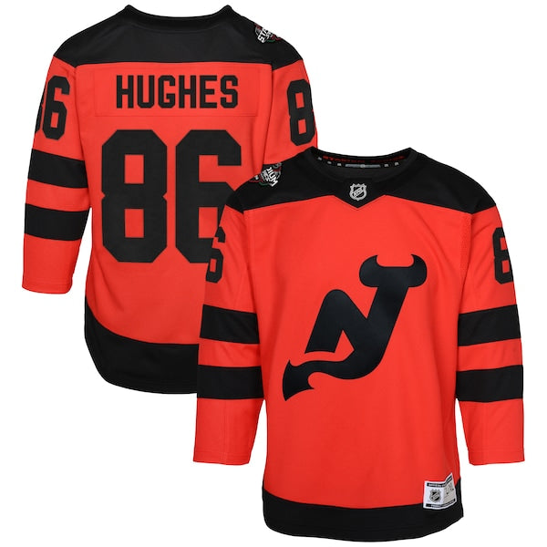 Jack Hughes New Jersey Devils Preschool 2024 NHL Stadium Series Premier Player Jersey?ยจC Red