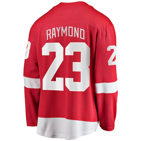 Lucas Raymond Detroit Red Wings Home Breakaway Player Jersey - Red - Image 4