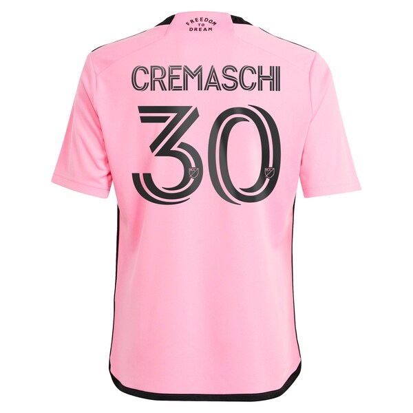 Benjamin Cremaschi Inter Miami CF adidas Youth 2024 2getherness Replica Player Jersey - Pink - Image 3