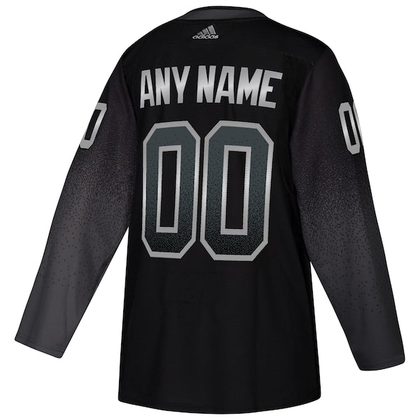 Tampa Bay Lightning adidas Alternate Authentic Custom Jersey - Black - Image 3