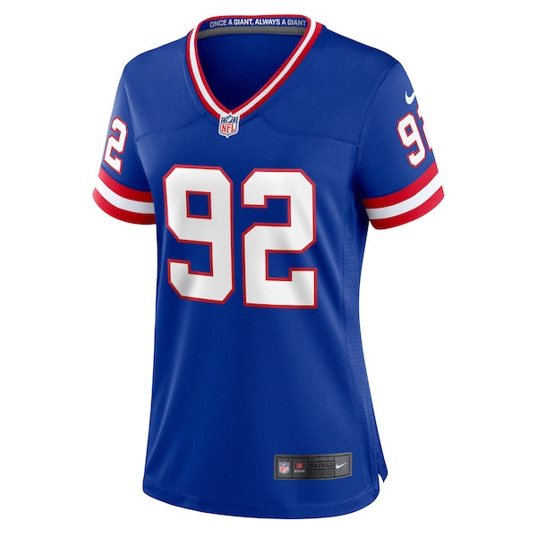 Michael Strahan New York Giants Nike Women's Classic Retired Player Game Jersey - Royal - Image 2