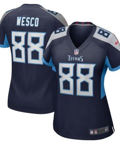 Trevon Wesco Tennessee Titans Nike Women's Game Player Jersey - Navy