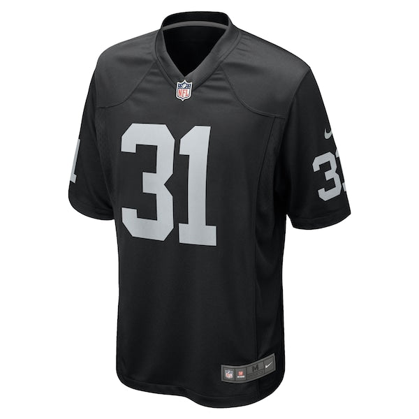Brandon Facyson Las Vegas Raiders Nike Team Game Jersey - Black - Image 2
