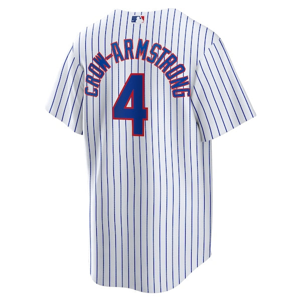 Pete Crow-Armstrong Chicago Cubs Nike Home Replica Jersey - White/Royal - Image 4