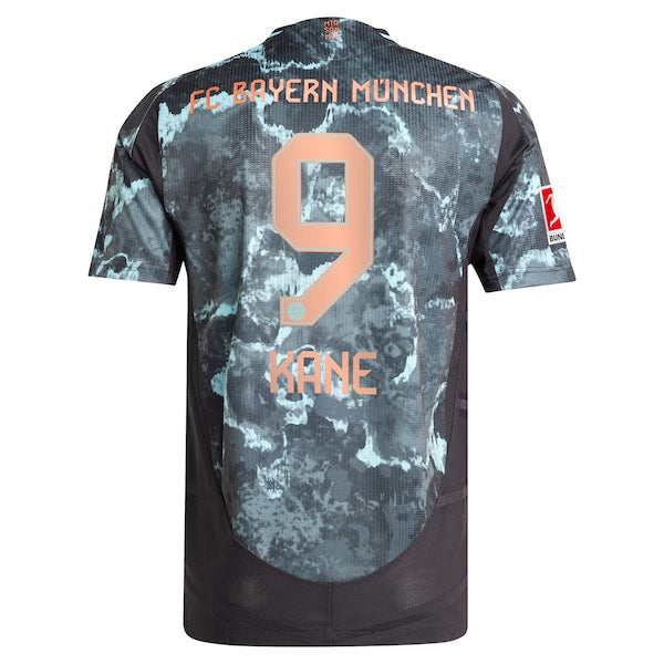 Harry Kane Bayern Munich adidas 2024/25 Away Authentic Player Jersey - Black - Image 4