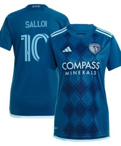 Daniel Salloi Sporting Kansas City adidas Women's 2024 Diamonds Our Forever Replica Player Jersey?¨C Navy