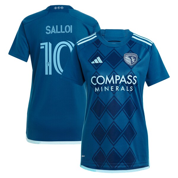 Daniel Salloi Sporting Kansas City adidas Women's 2024 Diamonds Our Forever Replica Player Jersey?ยจC Navy