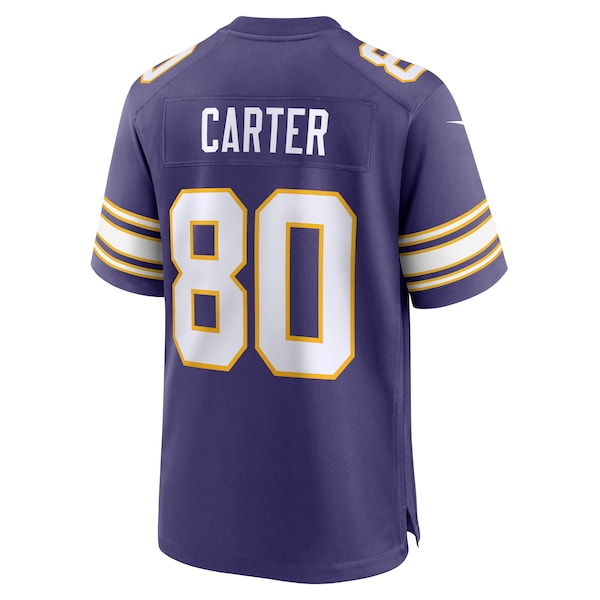 Cris Carter Minnesota Vikings Nike Classic Retired Player Game Jersey - Purple - Image 3