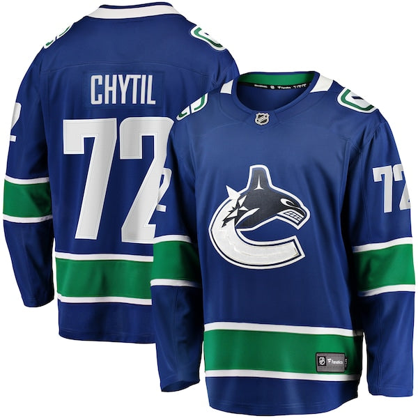 Filip Chytil Vancouver Canucks Home Breakaway Jersey - Blue