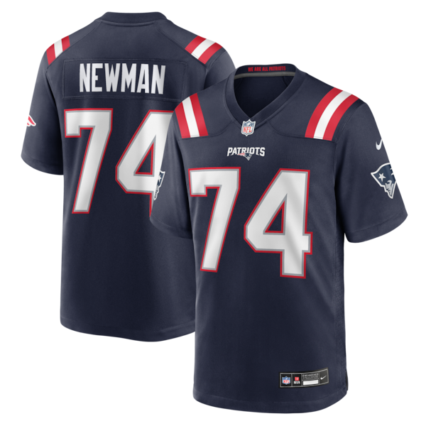 Royce Newman New England Patriots Nike Team Game Jersey - Navy