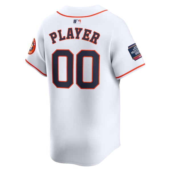 Houston Astros Nike 2024 MLB World Tour Mexico City Series Home Limited Pick-A-Player Jersey?ยจC White - Image 3