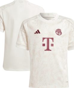 Bayern Munich adidas Youth 2023/24 Third Replica Jersey - White