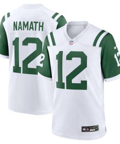 Joe Namath New York Jets Nike Classic Alternate Retired Player Game Jersey - White