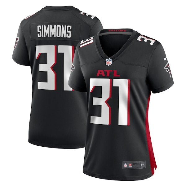 Justin Simmons Atlanta Falcons Nike Women's Game Jersey - Black