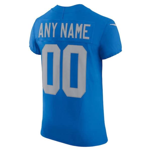 Detroit Lions Nike Alternate Vapor F.U.S.E. Elite Custom Jersey - Blue - Image 3