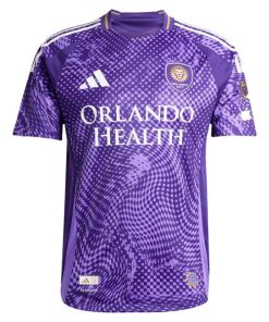 Alternative view of Robin Jansson Orlando City SC adidas 2025 Perfect Storm Authentic Player Jersey - Purple