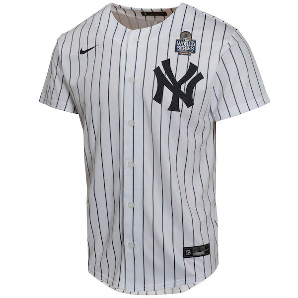 Aaron Judge New York Yankees Nike Youth 2024 World Series Home Game Player Jersey - White - Image 2