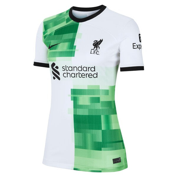 Wataru End¨ Liverpool Nike Women's 2023/24 Away Stadium Replica Player Jersey?¨C White - Image 2