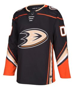 Alternative view of Anaheim Ducks adidas Authentic Custom Jersey - Black