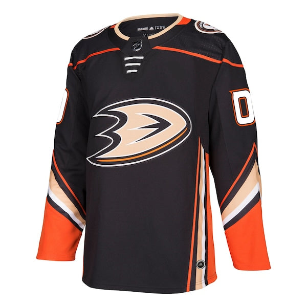 Anaheim Ducks adidas Authentic Custom Jersey - Black - Image 2